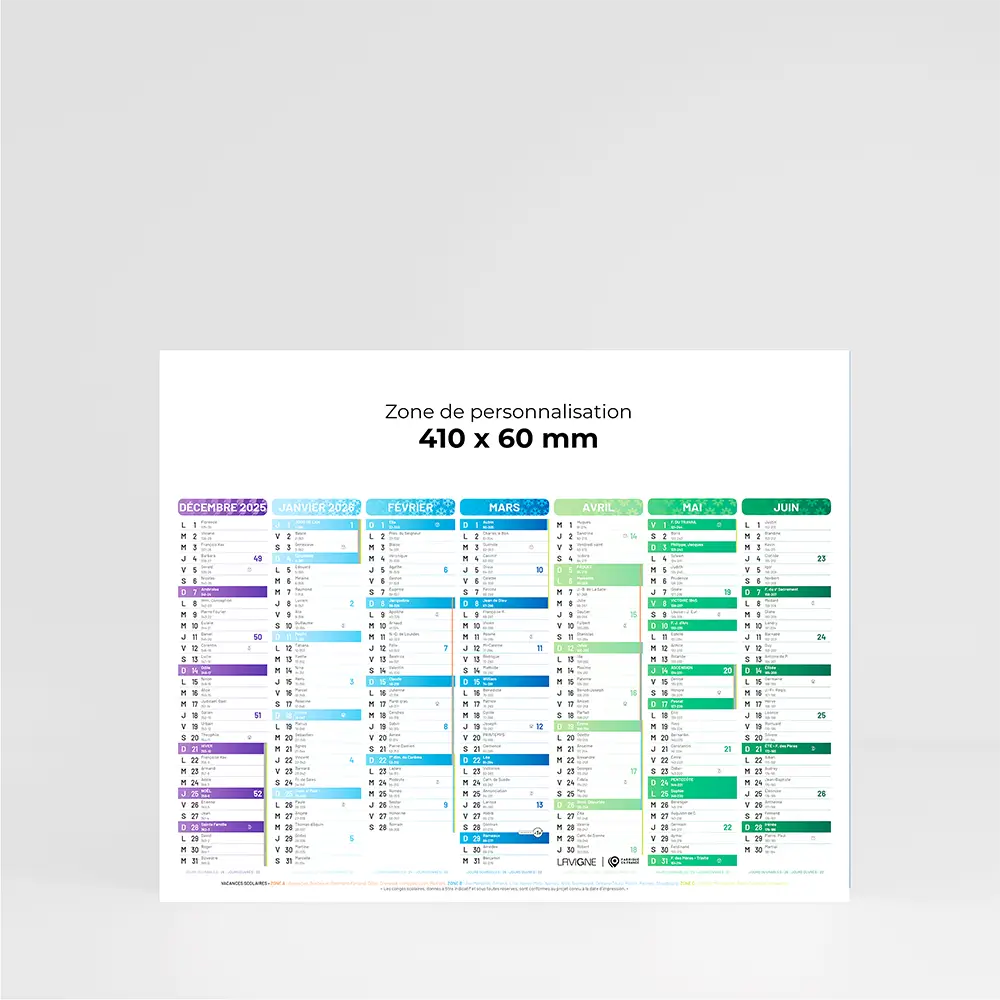 Banque Demi-format 430 x 335 mm REF 105